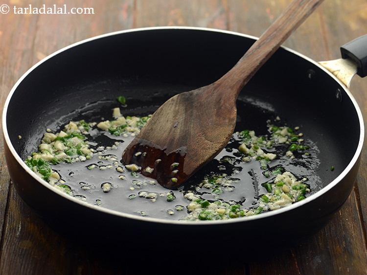 Step 10 – Saut&eacute; on a medium flame for 30 seconds.
