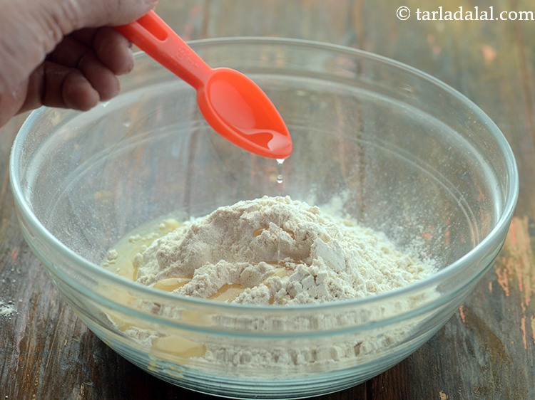 Step 4 – Add the oil.