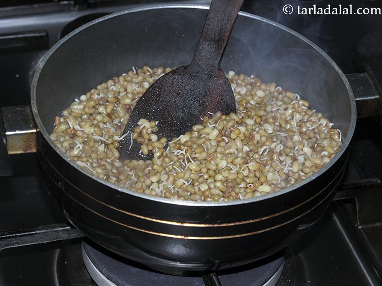 Step 28 – <p>Keep stirring in between and checking the amount of water in it.&nbsp;</p>