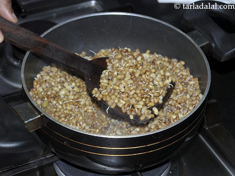 Step 29 – <p>This is how <strong>sprouted and boiled matk</strong>i looks like.&nbsp;</p>