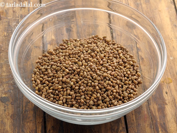 Step 10 – <p>Take around 1 cup of matki in a deep bowl.&nbsp;</p>