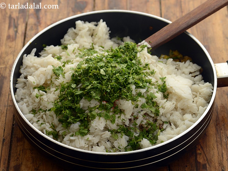 Step 24 – Add coriander.