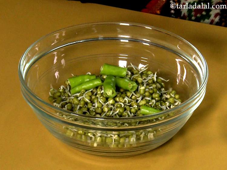 Step 3 – Add the green chillies. You can adjust the quantity to suit your tastebuds.