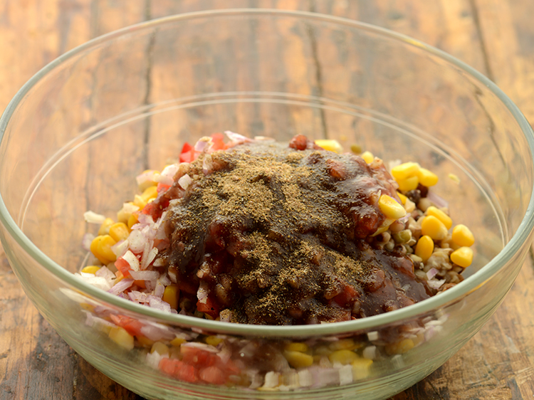 Step 7 – Add chaat masala. It would give a nice tangy chatpata taste to our chaat. We …