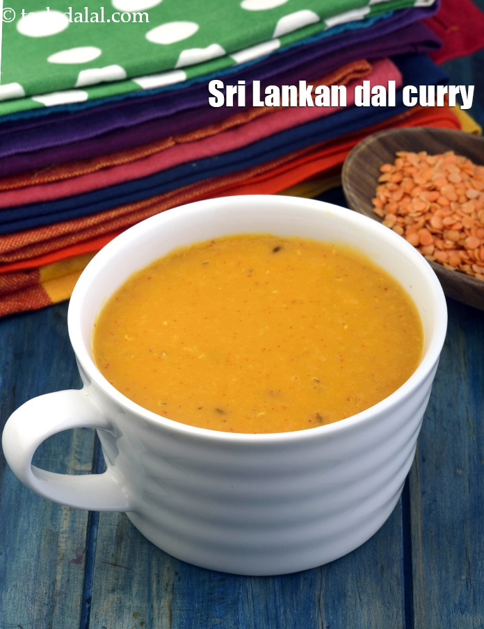 Step 26 – Mix well and serve <strong>kottu dal recipe | Sri Lankan dal curry | Indian masoor …