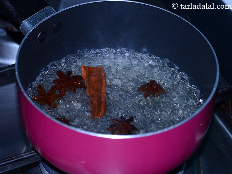 Step 5 – Boil for about 10 minutes. The colour of the water will change.