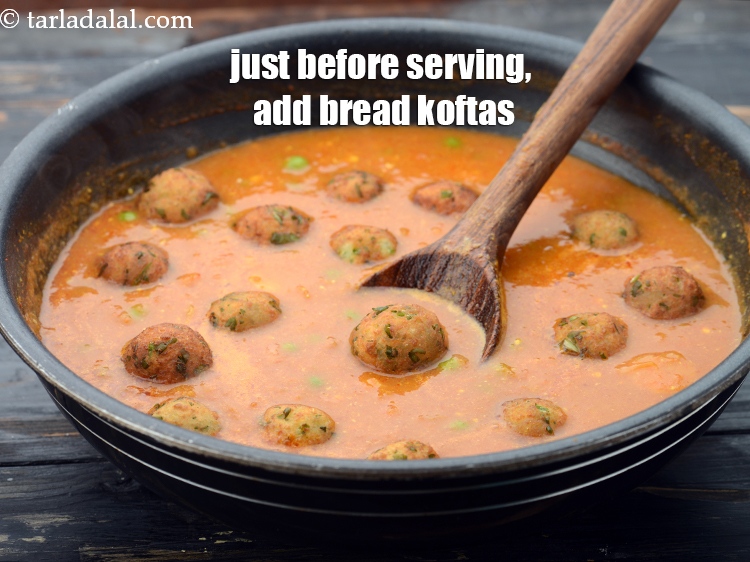 Step 46 – Just before serving, add the bread koftas.&nbsp;