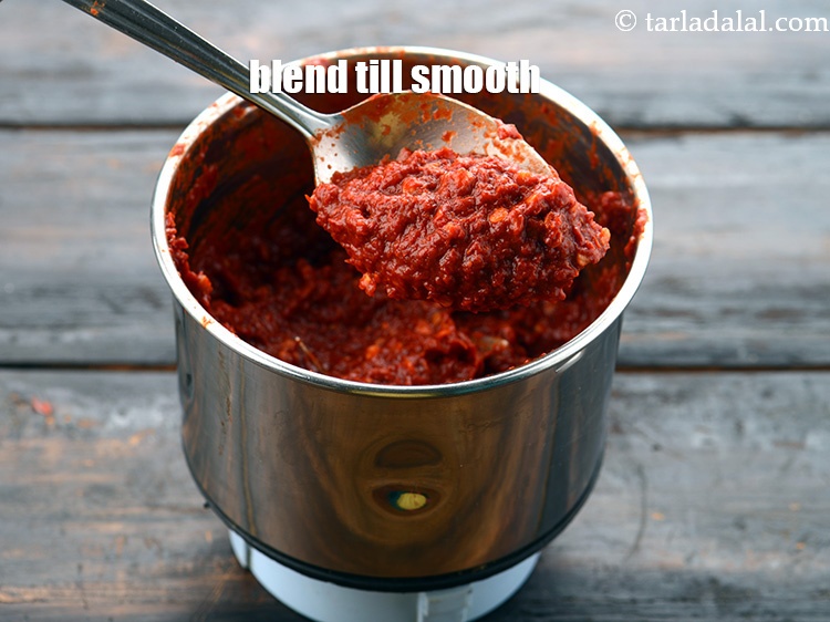 Step 13 – Blend into a smooth paste.&nbsp;