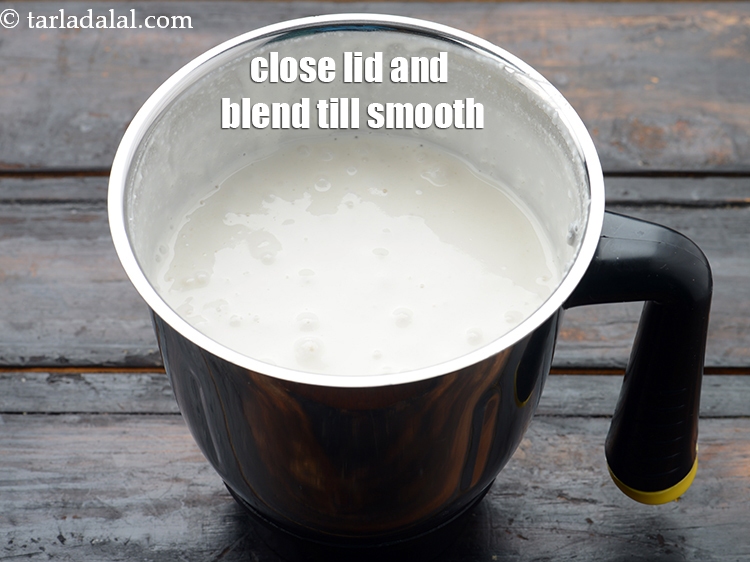 Step 13 – Close the lid and blend till smooth.&nbsp;