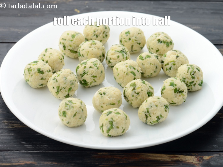 Step 14 – Divide the mixture into 20 equal portions.