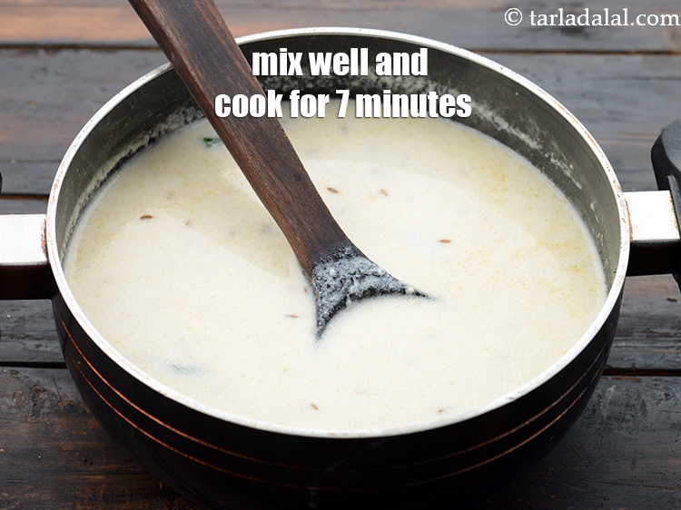 Step 17 – Mix well and cook on a medium flame for 7 minutes, while stirring continuously.&nbsp;Lower the …