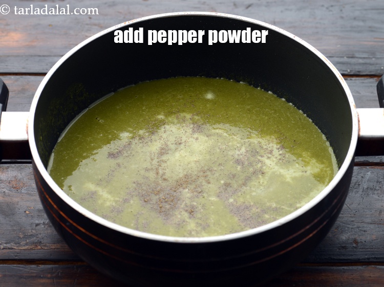 Step 17 – Add the pepper powder to taste.&nbsp;