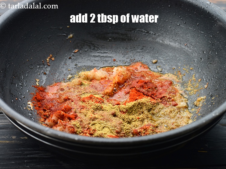 Step 34 – Add 2 tbsp of water.