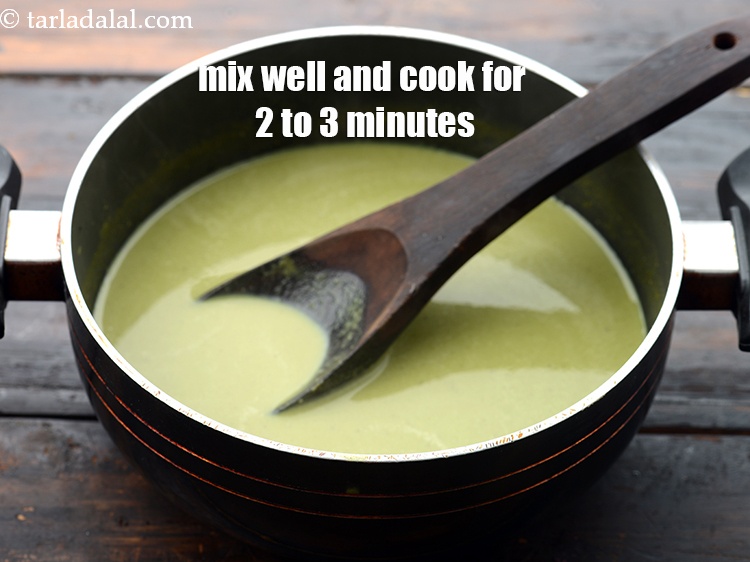 Step 19 – Mix well and cook on a medium flame for 2 to 3 minutes, while stirring …