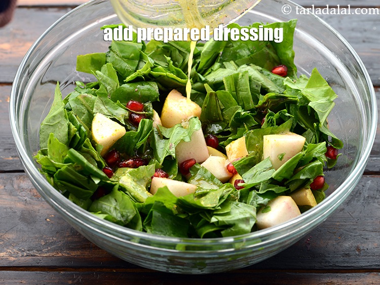 Step 19 – Add the prepared dressing.&nbsp;