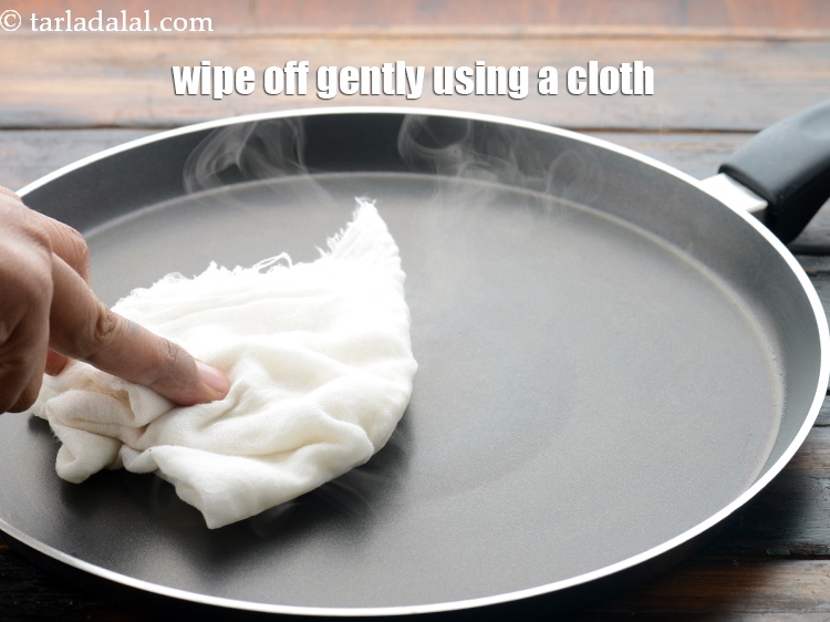 Step 22 – Wipe it off gently using a cloth or kitchen towel.
