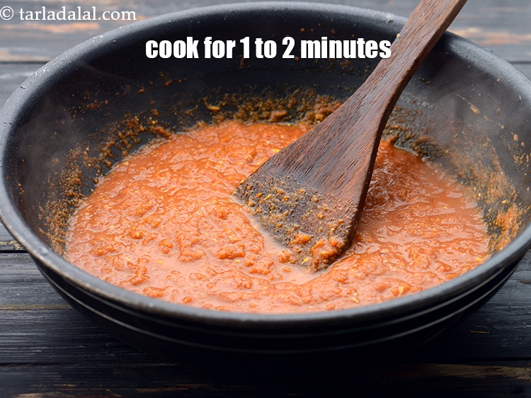 Step 39 – Cook on a medium flame for 1 to 2 minutes, while stirring occasionally.