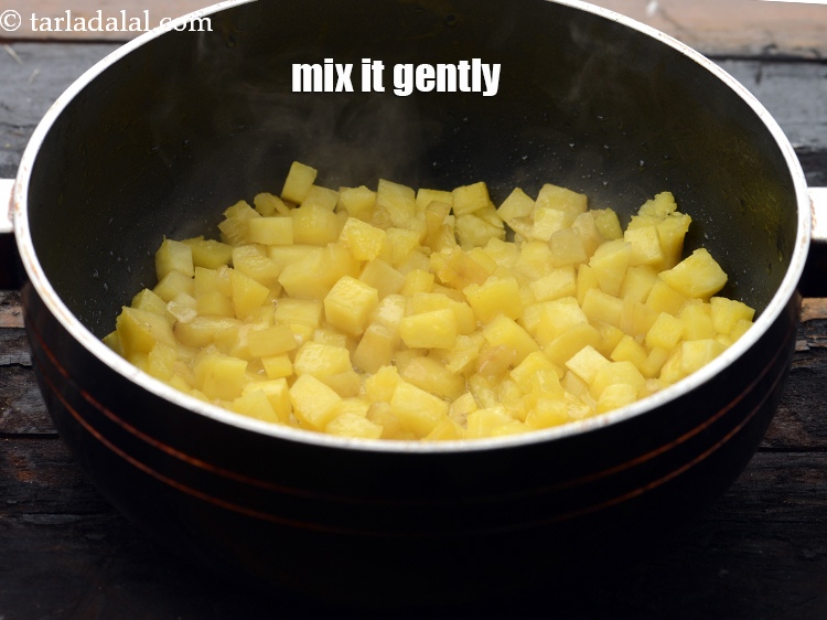 Step 8 – Mix it gently.
