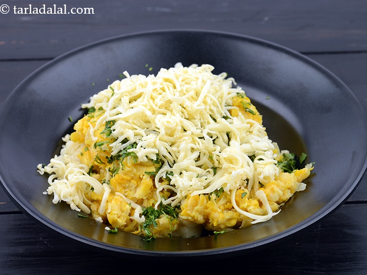 Step 9 – Add grated processed cheese. Corn and cheese is a lip-smacking combo and here we have …