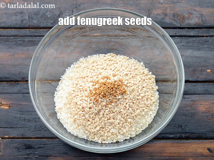 Step 6 – Add 1/2 tsp&nbsp;<a href="https://www.tarladalal.com/glossary-fenugreek-seeds-methi-dana-methi-ke-dane-methi-seeds-991i">fenugreek (methi) seeds</a>.&nbsp;