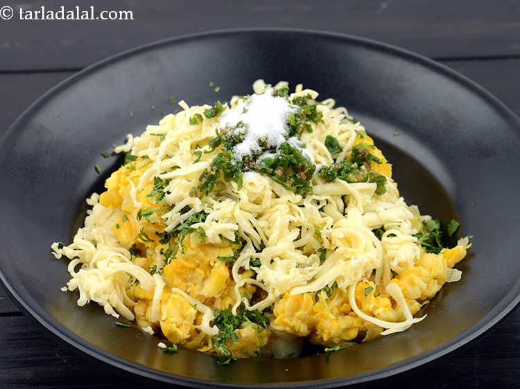 Step 11 – And finally add salt to taste. Allow the white sauce and corn mixture to cool …