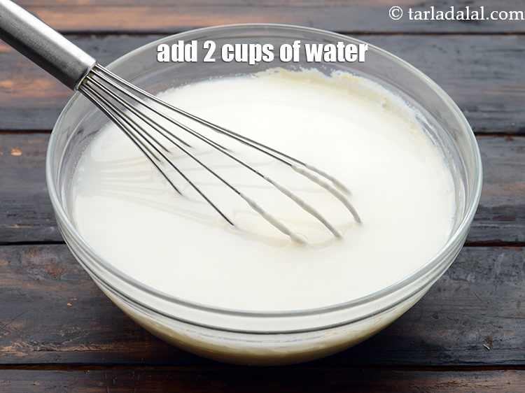 Step 9 – Add 2 cups of water.&nbsp;