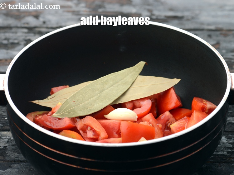 Step 16 – Add 2&nbsp;<a href="https://www.tarladalal.com/glossary-bay-leaf-tejpatta-bay-leaves-189i">bayleaves (tejpatta)</a>.&nbsp;