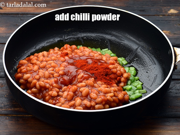 Step 17 – Add 1/2 tsp&nbsp;<a href="https://www.tarladalal.com/glossary-chilli-powder-red-chilli-powder-339i">chilli powder</a>.&nbsp;