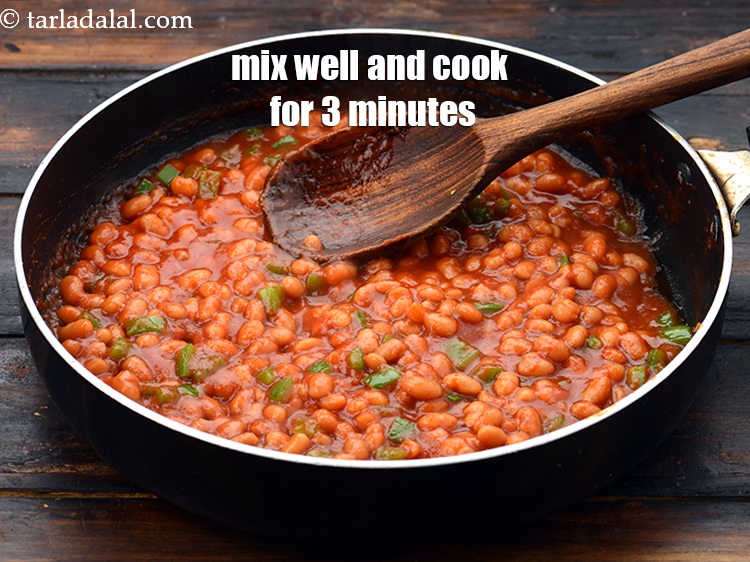 Step 19 – Mix well and cook on a medium flame for 3 minutes, while stirring occasionally.&nbsp;