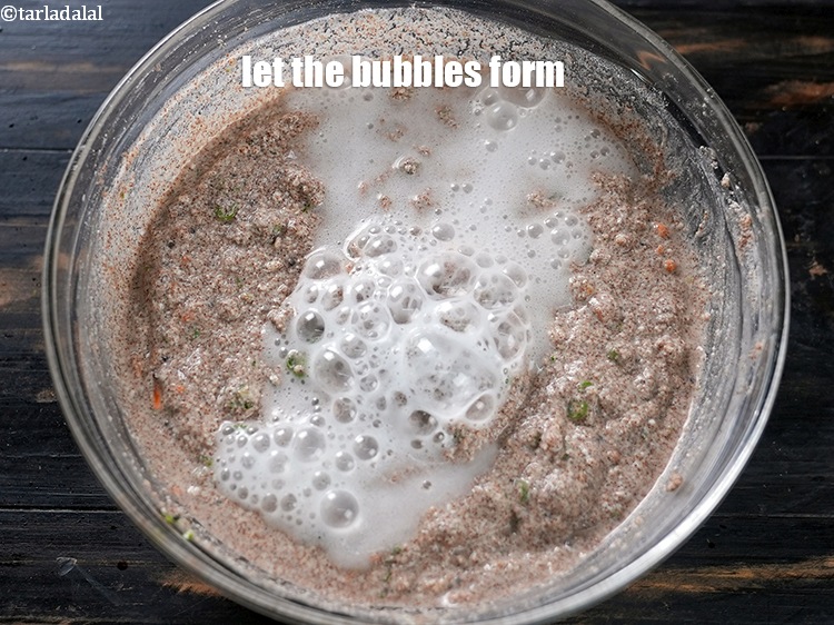 Step 21 – Let the bubbles form.