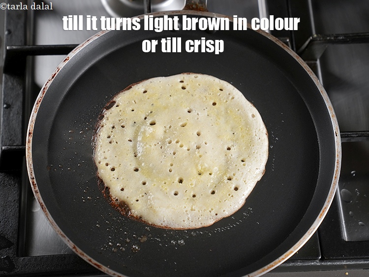 Step 23 – Till it turns light brown in colour or till crisp.
