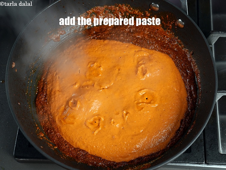 Step 27 – Add the prepared paste.