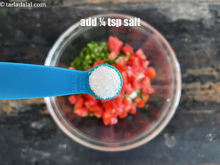 Step 25 – Add salt to taste. We added 1/4 tsp salt.