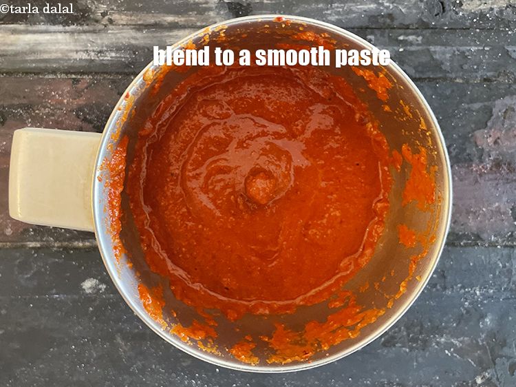 Step 9 – Blend into a smooth paste.