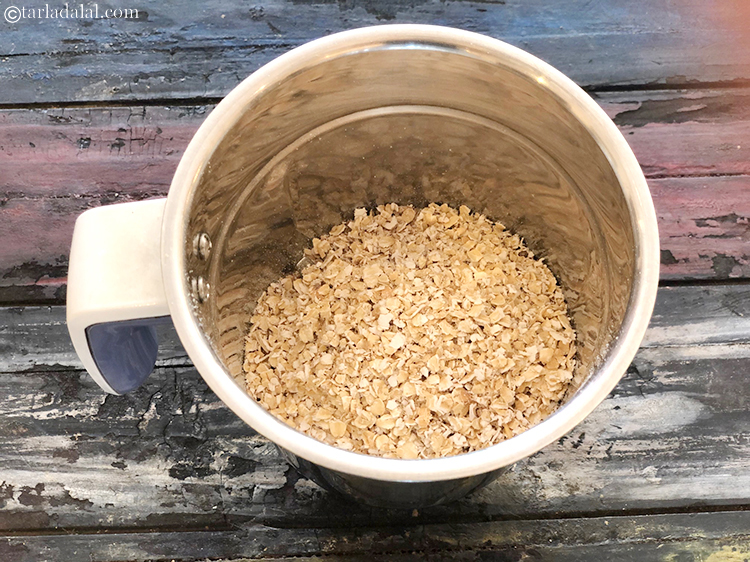 Step 2 – Put one cup of&nbsp;quick cooking rolled oats in a mixer. See why we love oats.&nbsp;&nbsp;<a …