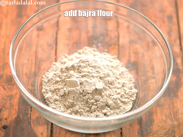 Step 16 – For the dough of <strong>baked bajra chakli recipe | healthy Indian bajra murukku&nbsp;| kambu murukku&nbsp;| …