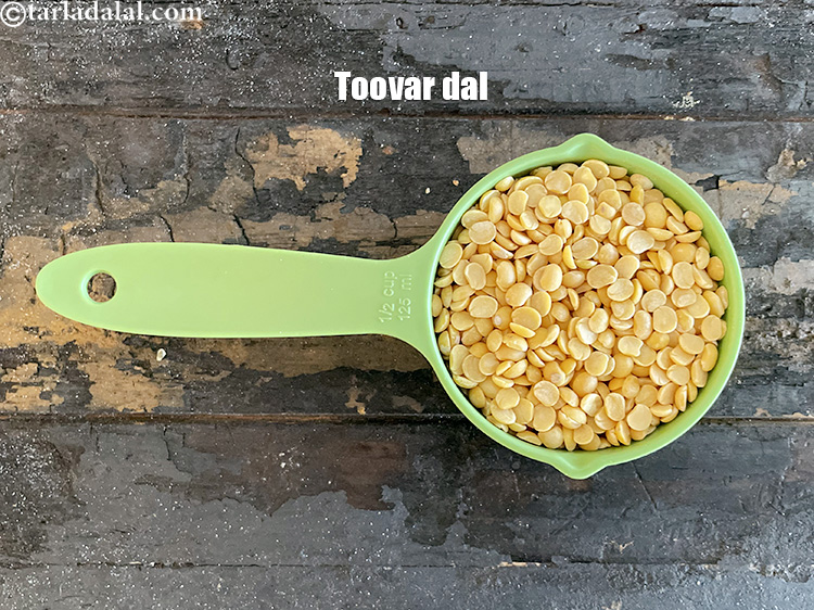 स्टेप 5 – तुवर दाल कुछ इस तरह दिखती है।