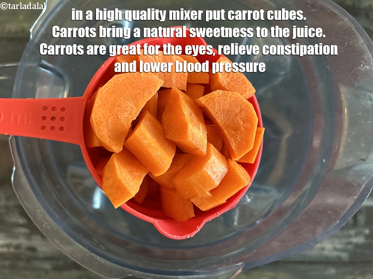 Step 5 – To make <strong>carrot parsley juice recipe |&nbsp;carrot celery Indian drink | healthy carrot ginger parsley …