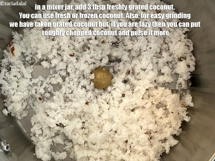 Step 26 – <strong>Use fresh coconut:</strong>&nbsp;Fresh coconut is the best choice for making coconut chutney.&nbsp;If you can&#39;t find …