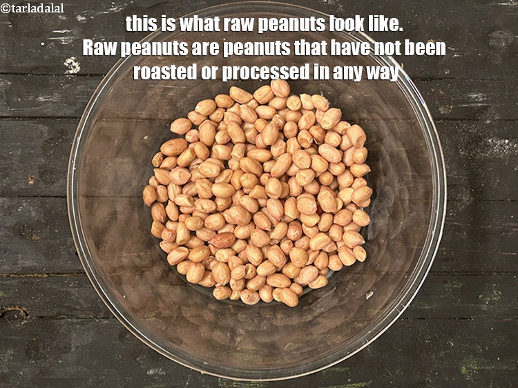 स्टेप 3 – कच्ची मूंगफली कुछ इस तरह दिखती है।&nbsp;<strong>कच्ची मूंगफली</strong>&nbsp;वह मूंगफली होती …