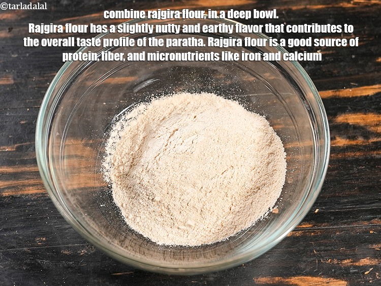 Step 3 – To make <strong>rajgira palak paratha recipe | spinach amaranth paratha | healthy palak rajgira roti …