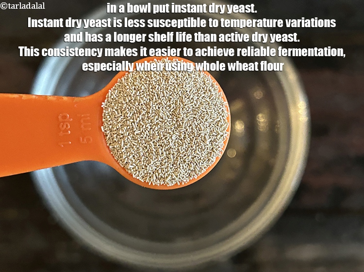 स्टेप 43 – <strong>साबुत गेहूं नान रेसिपी | लहसुन नान |</strong>&nbsp;के लिए खमीर …