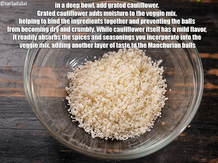 Step 3 – To make <strong>Manchurian balls in hot garlic sauce recipe | Chinese style vegetable balls in …