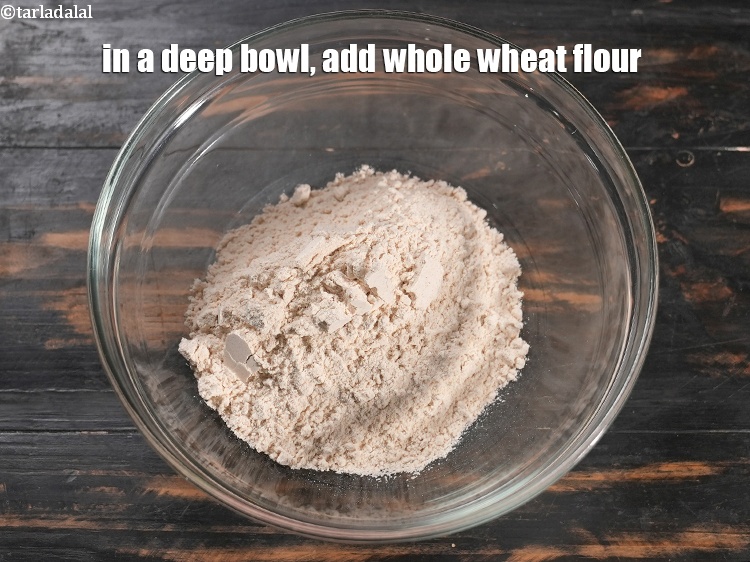 Step 3 – To make <strong>methi dal dhokli recipe&nbsp;|&nbsp;Gujarati methi dal dhokli&nbsp;|&nbsp;healthy methi dhokli&nbsp;|</strong>&nbsp;in a deep bowl, add …