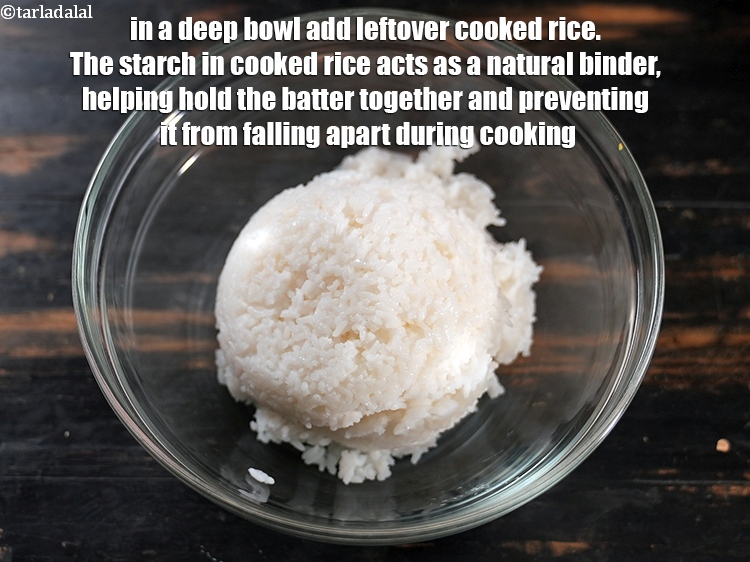 Step 3 – To make <strong>rice and besan pancake recipe | besan rice mini uttapam | besan chawal …