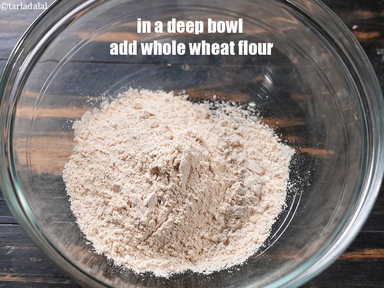 Step 3 – To make <strong>multiflour thalipeeth dough</strong>, in a deep bowl add 3/4 cup <a href="https://www.tarladalal.com/glossary-whole-wheat-flour-gehun-ka-atta-gehun-ka-aata-429i">whole wheat …