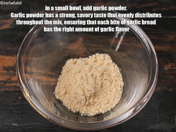 Step 3 – In a small bowl, add 1 tbsp <a href="https://www.tarladalal.com/glossary-garlic-powder-lehsun-ka-powder-lahsun-ka-powder-351i">garlic (lehsun) powder</a>. Garlic powder has a …