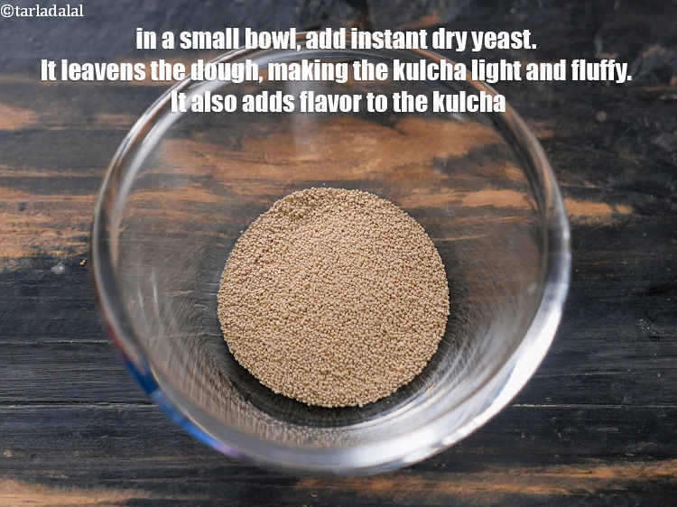 Step 3 – To make <strong>kulcha recipe&nbsp;|&nbsp;plain kulcha bread with yeast&nbsp;|&nbsp;plain butter kulcha&nbsp;|&nbsp;tawa kulcha&nbsp;|</strong>&nbsp;in a small bowl, add …