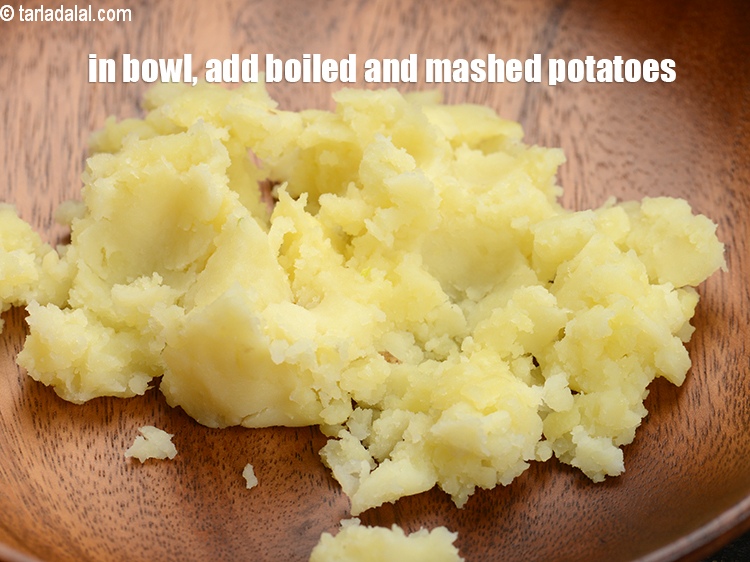 Step 3 – To make <strong>potato corn disc</strong>, in a deep bowl, add &frac12; cup boiled and <a …