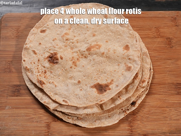 Step 6 – To make <strong>paratha and sprouts stir fry recipe | healthy vegetables and sprouts roti stir …